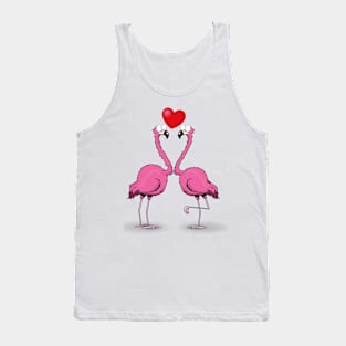 Love Flamingos Tank Top